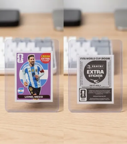 Figurinha Messi Bordô NM