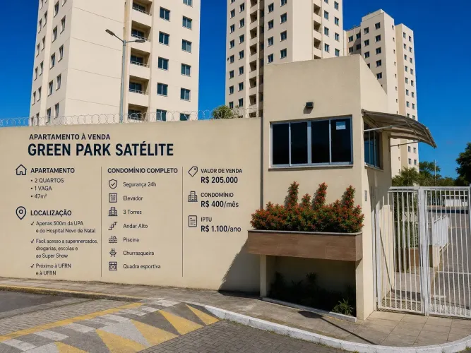 APARTAMENTO À VENDA | GREEN PARK SATÉLITE