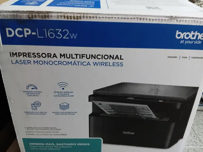 Impressora Multifuncional Brother  Lazer Wifi DCP L1632w