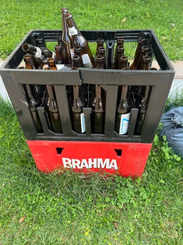 Engradados de cerveja