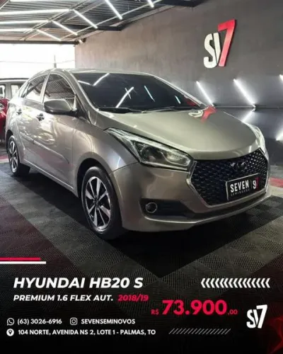 Hyundai HB20S Premium 1.6 Flex 16V Aut. 4P 2019