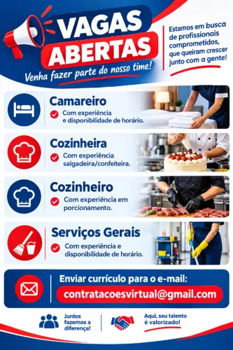 Diversas Vagas em Aberto