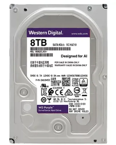 HD 8 TB WD Purple CFTV