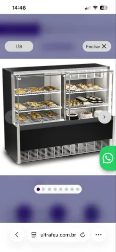 Vitrine quantos e Frio Gelopar