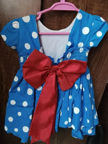Vestido de bolinha Galinha pintadinha