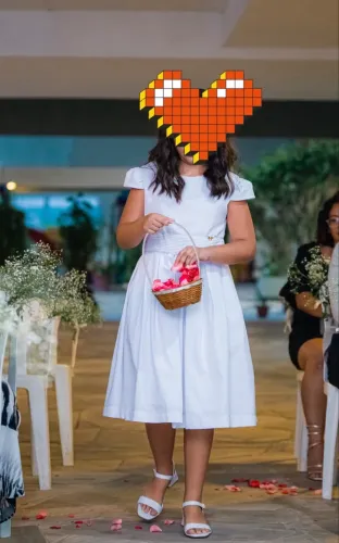 Vestido para daminha ou batizado
