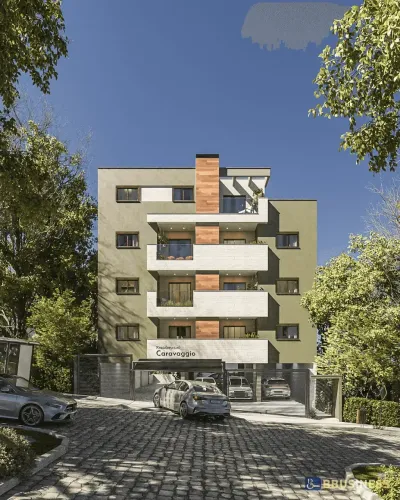 Apartamento com 2 dormitórios sendo 1 suíte, sacada com churrasqueira, 2 vagas - Santa Cat