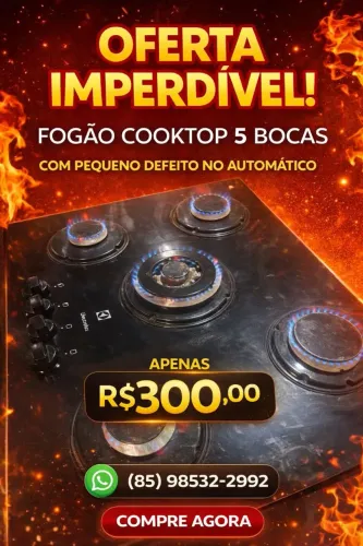 fogão cooktop 5 bocas electrolux