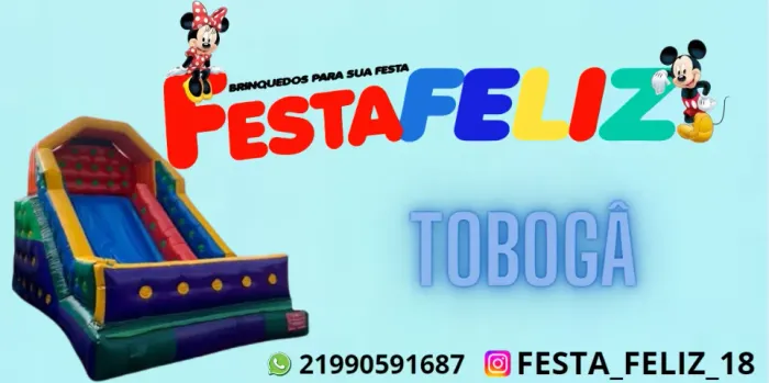 LOCAÇÃO DE TOBOGÃ INFLÁVEL