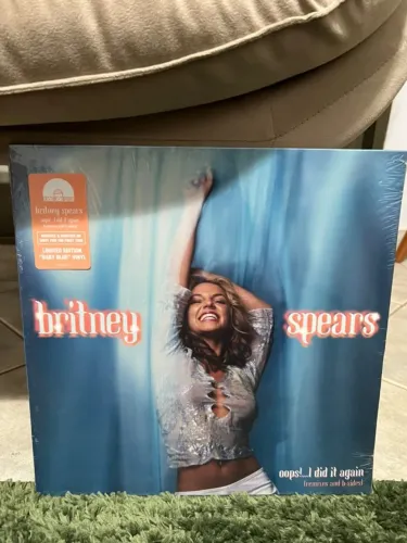 BRITNEY - OOPS! REMIXES AND RARITIES - VINIL BABY BLUE - NOVO LACRADO