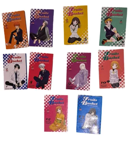 Lote Livro Mangá Coleção Natsuki Takaya: Fruits Basket