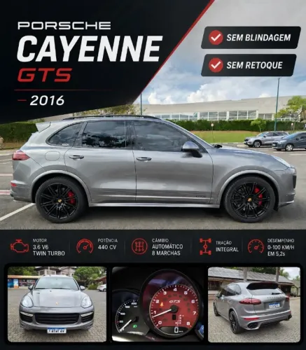 Porsche Cayenne GTS 3.6 Bi-turbo 440cv 2016