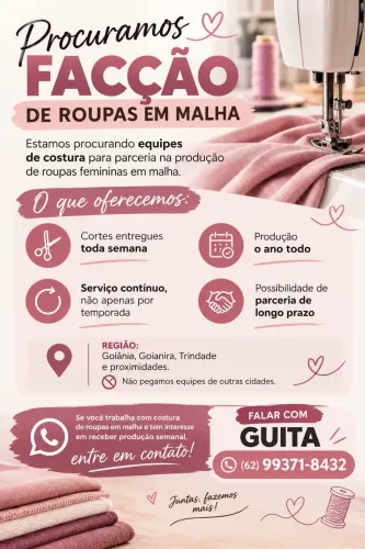 Procura-se costureira