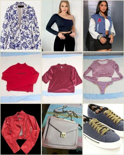 Lote Completo de Roupas Femininas & Acessórios