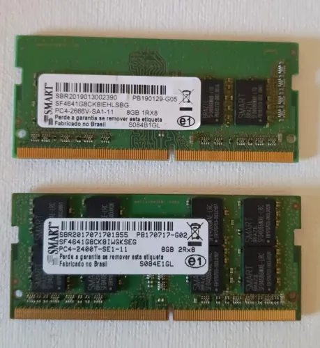 Memória ram 8GB DDR4 notebook 