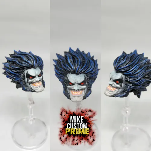 Head custom lobo padrão mcfarlane toys