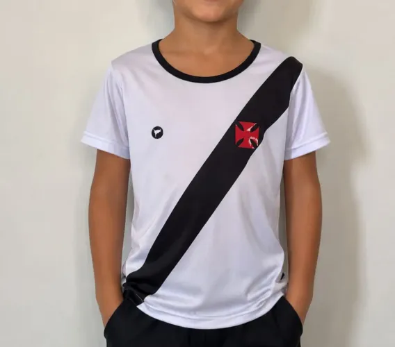 Camisa infantil oficial vasco da gama 8 a 10 anos