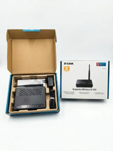 Roteador D-link Dir-610 Preto Sem Fio 2.4ghz 4 Portas Lan