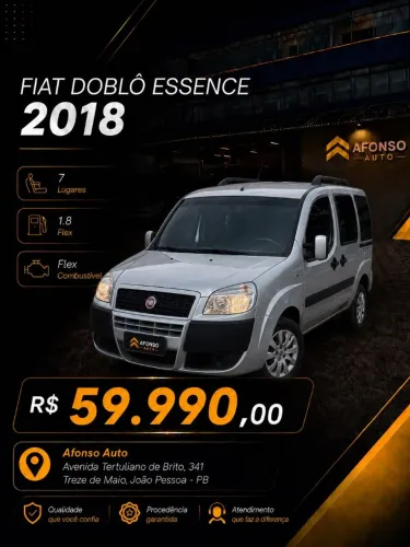 Fiat Doblo Essence 1.8 Flex 16V 5P 2018