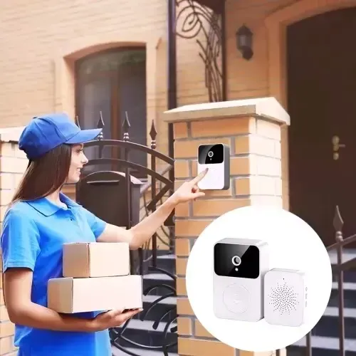 Campainha com Câmera e Áudio Wi-fi sem Fio para Segurança Doméstica Ultimas unidades