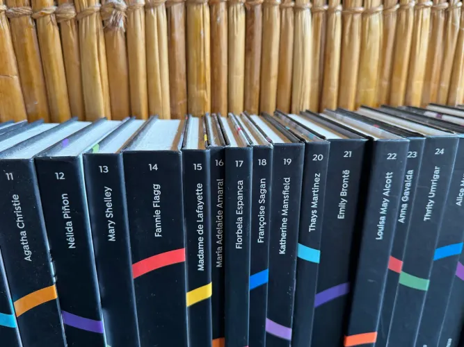 Coleção de livros escritória mulheres, kit com 30 livros
