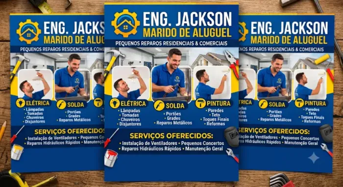 SERVIÇOS DE MANUTENÇÃO ( Pequenos reparos em elétrica,solda, pintura)