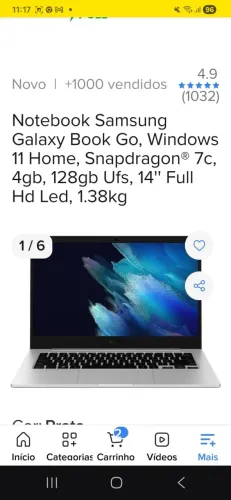 Vendo notebook