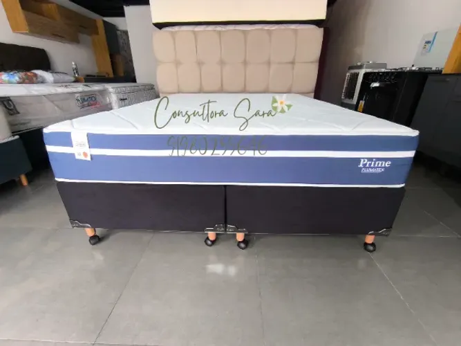 CAMA BOX QUEEN MOLAS ENSACADAS EM PROMOÇÃO 