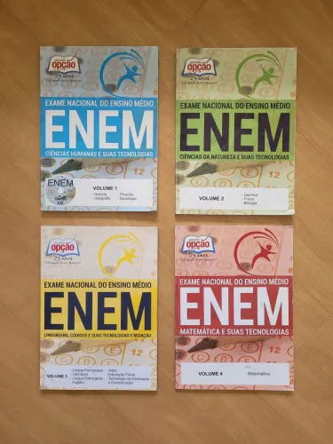 KIT 4 Apostilas ENEM