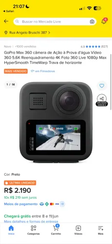 Gopro Max 360
