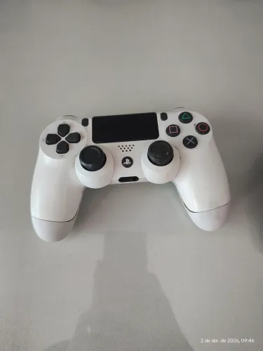 Controle PS4 - Branco e Azul