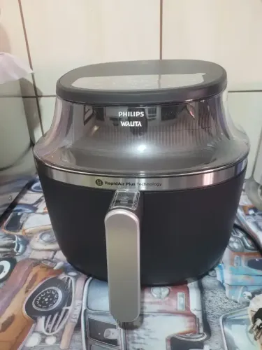 Fritadeira Airfryer Philips Walita Série 3000 XL 7,2L Digital Preta 