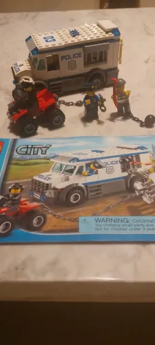 Lego Original Camburão de Policia com bandidos