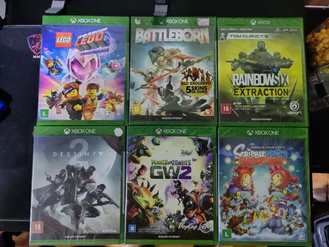 Lote 6 Jogos originais Xbox One / Series Lacrados