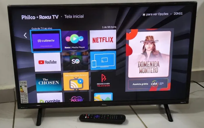 TV  SMART PHILCO ROKU 32