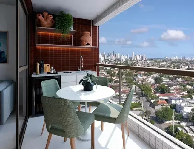 ROSARINHO | Edf. Paço dos Pinheiros | Varanda Gourmet | Porcelanato | Lazer