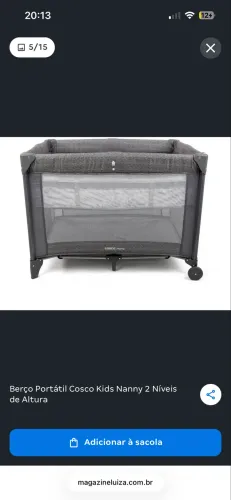 Berço chiqueirinho