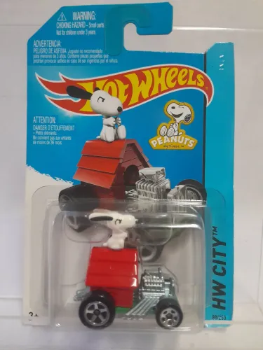 Hot Wheels Snoopy Temático Raro Antigo 