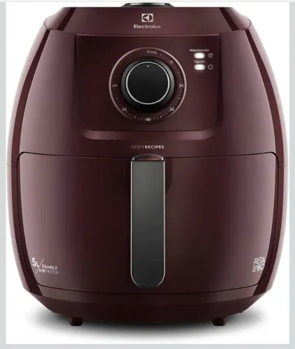 Air Fryer Electrolux 5L 1700W, Vermelho Escuro, 127v