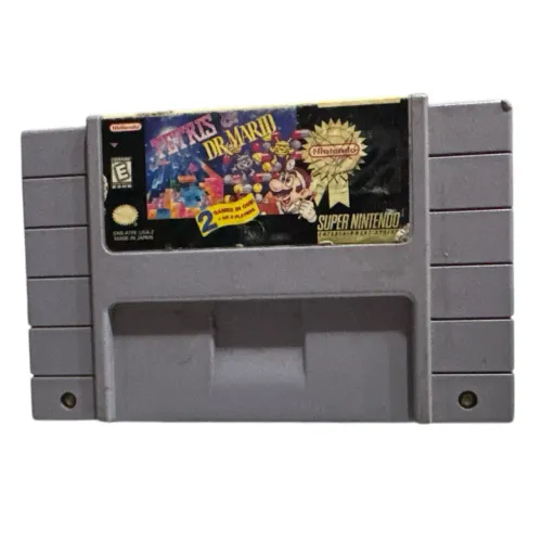 Tetris + Dr. Mario Million Seller original Super Nintendo