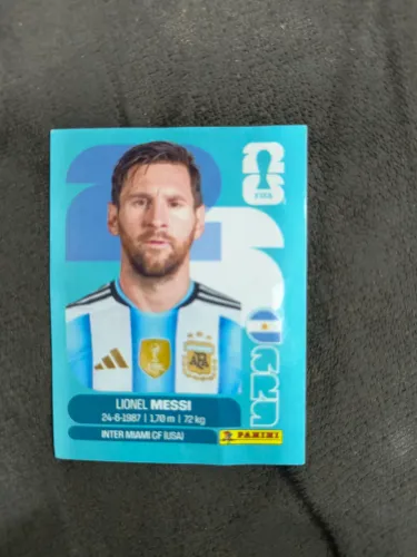 Figurinha do Messi 2026 original