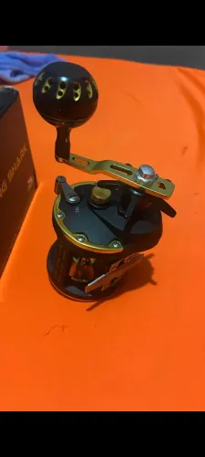Carretilha pesca perfil alto