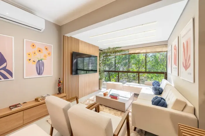 Apartamento de 100m² com 3 quartos1 suíte 2 vagas frente Iguatemi ~Chácara das Pedras - Po
