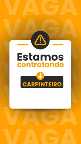 Contrata-se Carpinteiro e Ajudante