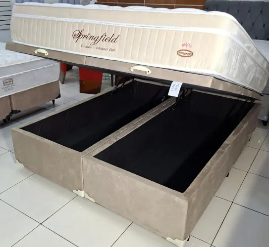 Colchão Americano (Englander) + BOX BAÚ - ENTREGA GRÁTIS