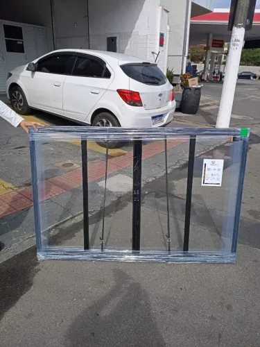 PROMOÇÃO JANELA PRETA MODULAR 1,00x1,50 - 4 FOLHAS