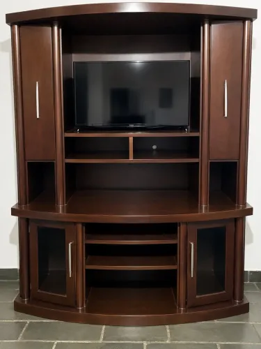 Rack Estante de Madeira Antigo para TV