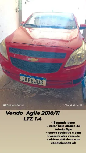 Chevrolet Agile LT 1.4 MPFI 8V Flexpower 5P 2010