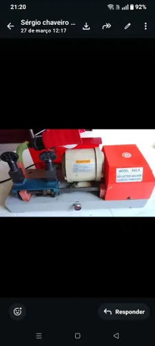 máquina de chave