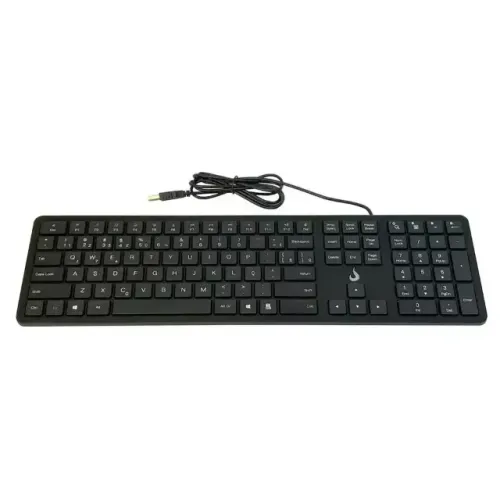 Teclado Slim Rise Mode - USB 2.0 - ABNT2 - Preto/Branco
